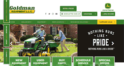 Desktop Screenshot of goldmanequipment.com